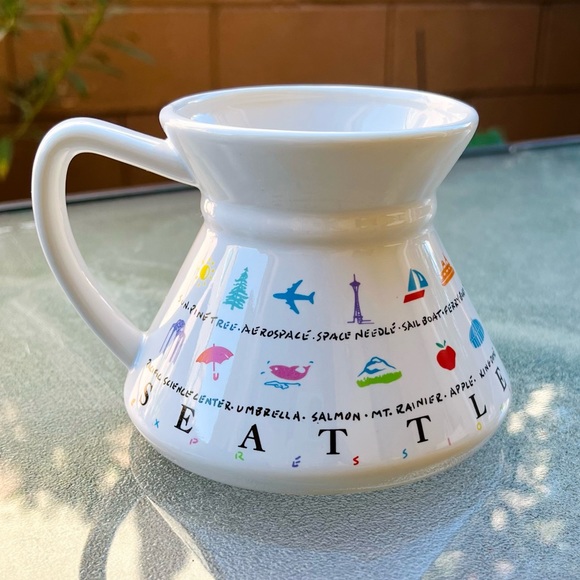 Vintage Seattle No Spill Mug Luke-a-Tuke Vtg 1990 - Picture 3 of 6